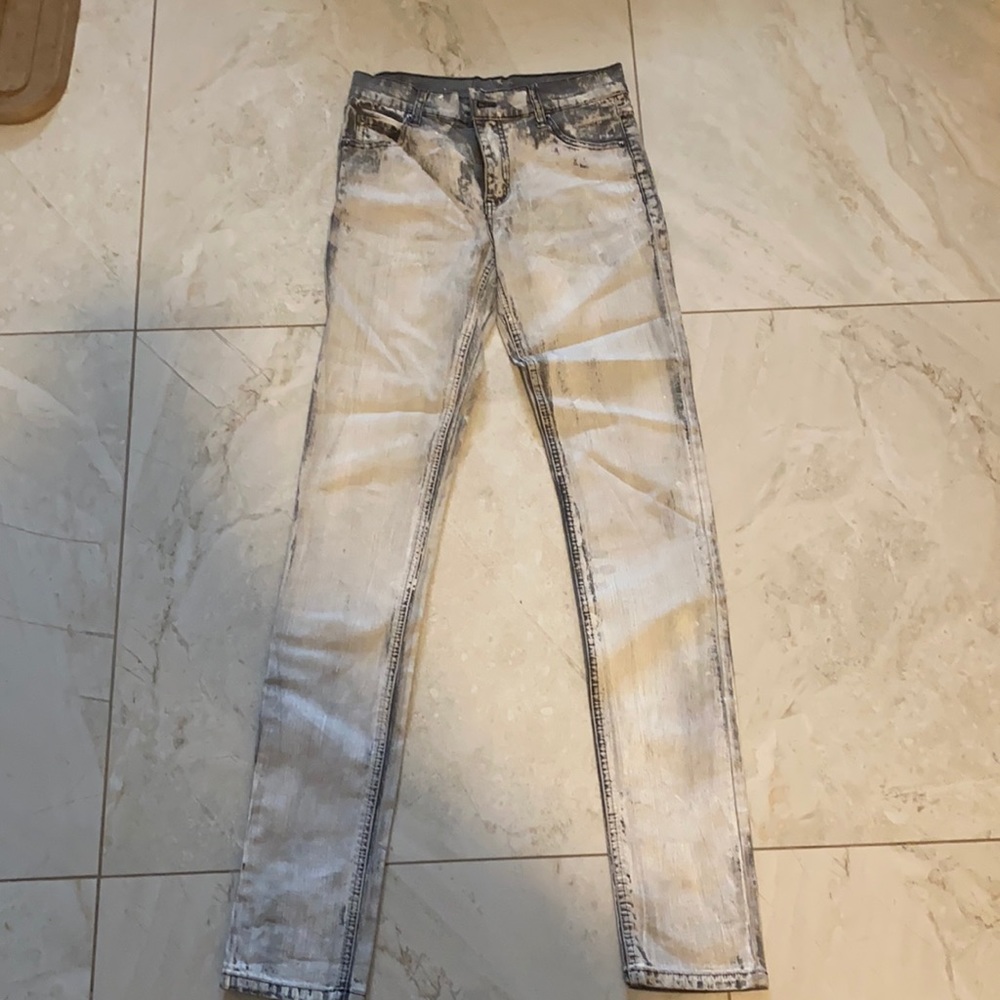 Painted Cheap Monday Jeans